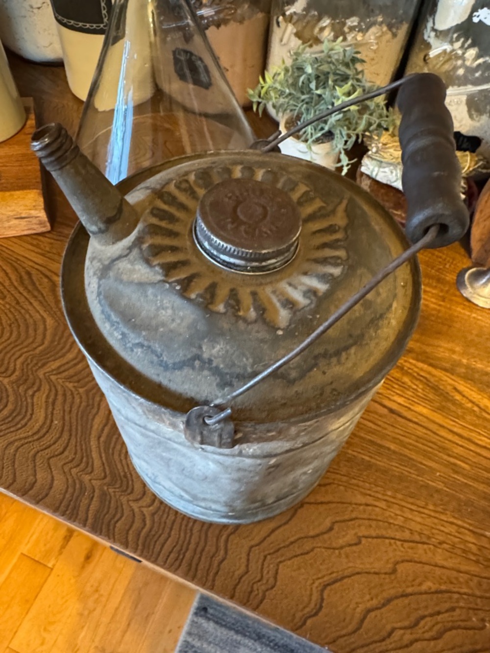 Vintage Metal Galvanized Empty Can to display, repurpose - Picture 4 of 12
